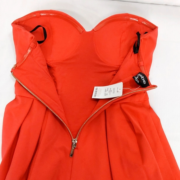 Bebe Strapless peplum top - Picture 5 of 9